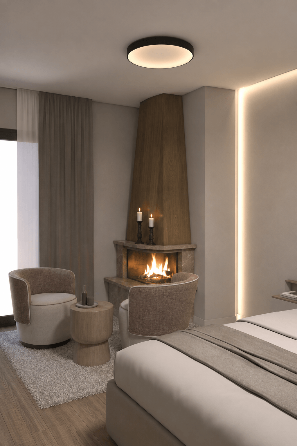 Double room fireplace gallery